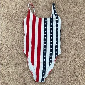 Hollister Small One Piece American Flag